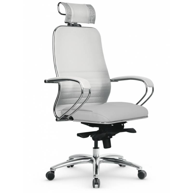 Кресло Samurai KL-2.04 (кожа белый лебедь) главное фото