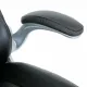Кресло  PREMIUM "Phantom EX-553", рециклированная кожа, регулируемый подголовник, черное, 532940. Фото товара с разных ракурсов.