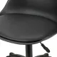 Кресло стул  "Eames MG-310 PL", пластик черный, экокожа черная, 532927. Фото товара с разных ракурсов.